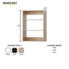 Short Tower Wood Built In Closet Organizer Unit, Wood Closet Organizer Starter Kit, Mounted Closet Systems - 4 of 4