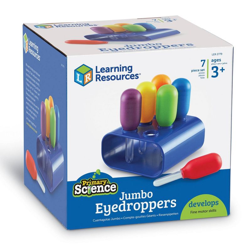 Learning Resources Primary Science Jumbo Eyedroppers with Stand, 5 of 6