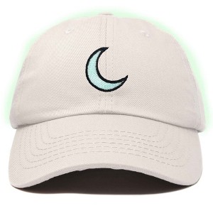 Dalix Moon Embroidered Crescent Astronomy Night Cotton Dad Hat Baseball Cap Adjustable Womens - 1 of 4