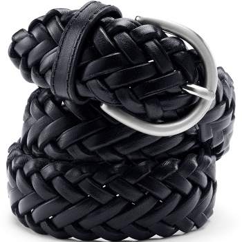 Lands' End Women's Leather Braided Belt
