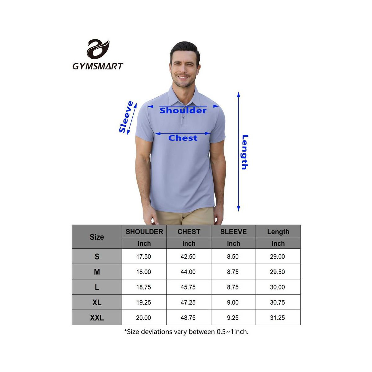 Polo Shirts for Men Short Sleeve Casual Business Sports Tennis Golf Shirts - thumbnail 6