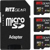 Ritz Gear 64GB Micro SD Card, microSDXC HD & 4K UHD, UHS-I, U3, A1, V30, C10 Memory Card and Adapter - 2 of 4