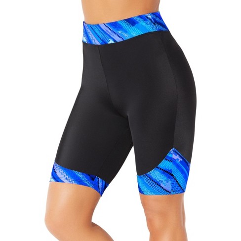 Swimsuits For All Women's Plus Size Chlorine Resistant Swim Capri - 20,  Blue : Target