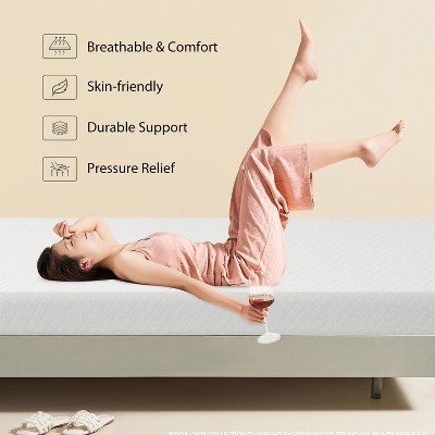 King 5 Inch Gel Memory Foam Adjustable Bed Mattress