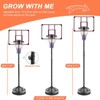 Dexmalle  32'' Backboard In/outdoor Adjustable Height Basketball Hoop System - 4 of 4