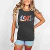 Simply Sage Market Coquette Ship Anchor Garment Dyed Tank - 2 of 2