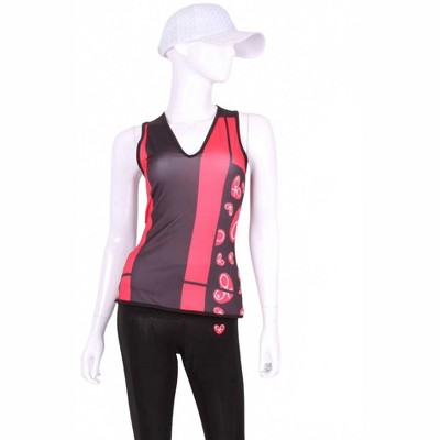 Women's Wo's Vee Straight Tank - Love Love Tennis