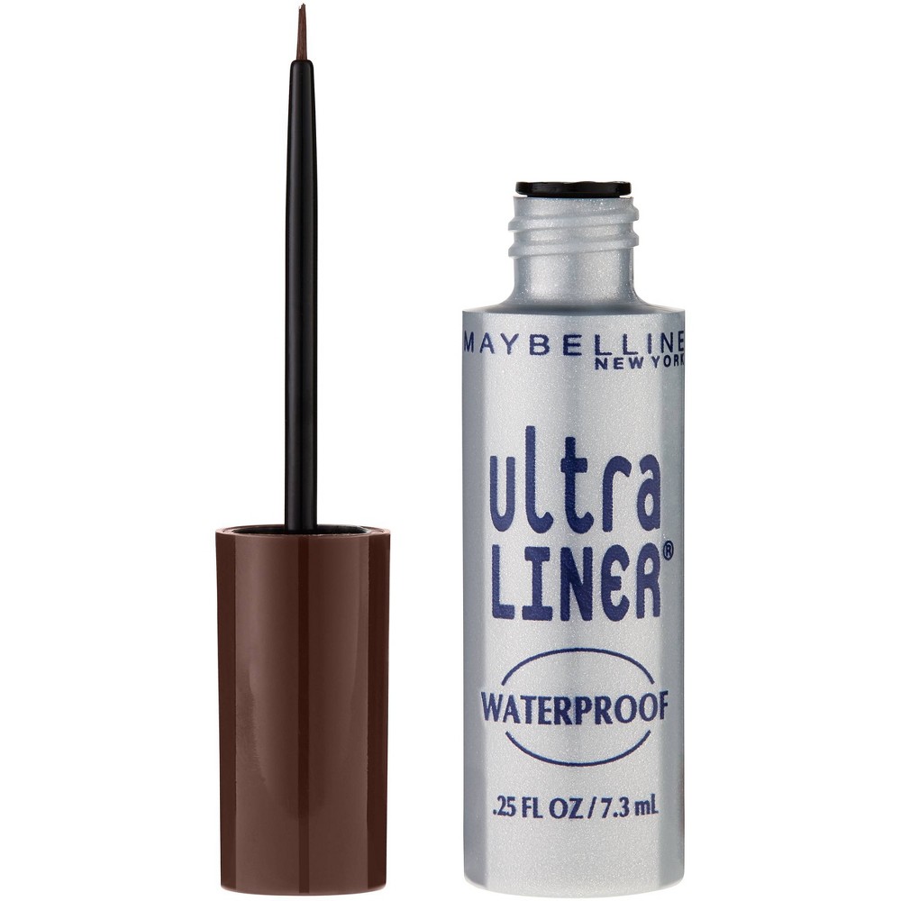 Photos - Other Cosmetics Maybelline MaybellineUltra Liner Waterproof Liquid Eye Liner - 02 Dark Brown - 0.25 f 