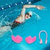 Unique Bargains Waterproof Ear Plugs Nose Clip 1 Set - 3 of 4