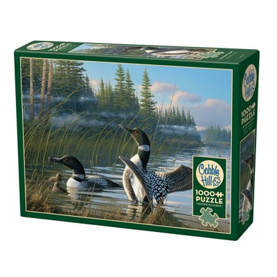 Cobble Hill: Common Loons 1000 Piece Puzzle