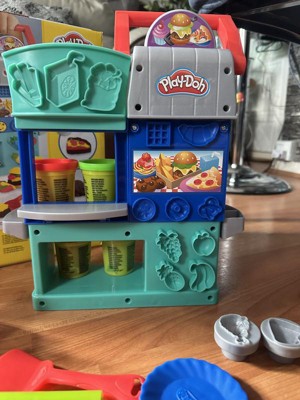 Play-Doh Kitchen Creations Busy Chef's Restaurant Playset, 2-Sided