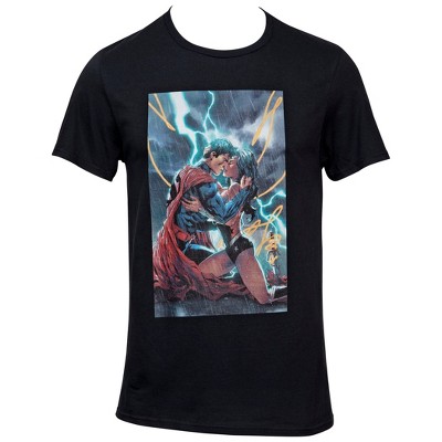 Mens DC Comics Superman & Wonder Woman Vol #14 New 52! Comic Cover T-Shirt
