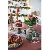 Tramull Set of 6 Glass Christmas Ball Ornaments, 3.9" Glitter Hanging Decor for Holiday Tree & Party Decorations - 4 of 4