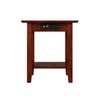 AFI Furnishings Mission End Table Set of 2 with Charger AW - 4 of 4