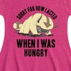 Girls' - Avatar: The Last Airbender - Appa Hungry Fit & Flair Cap Sleeve Dress - 2 of 3