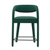 Modway Pinnacle Performance Velvet Counter Stool Set of Two - 4 of 4