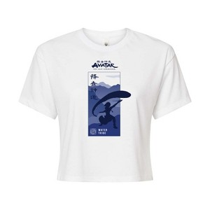 Women's - Avatar: The Last Airbender - Water Cropped Graphic T-Shirt - 1 of 4