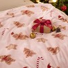 Lomsoe Christmas Flannel Throw Blanket for Couch, Soft and Warm Gingerbread Throw Blanket Christmas Decoration Gifts for Women. - 4 of 4