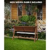 Acekool Elevated Planter with Trellis - 4 of 4