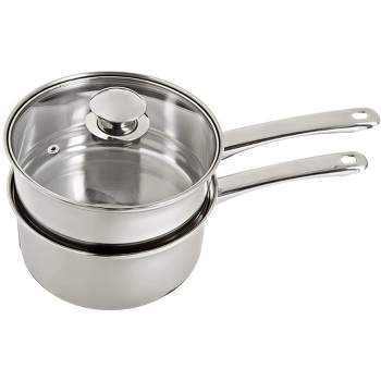 COOKPRO 579 STAINLESS DOUBLE BOILER 3PC 2.5QT  STAY COOL