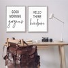 Stupell Industries Morning Gorgeous Hello Handsome Romantic Framed Giclee, 2 Pieces, each 24 x 30 - 2 of 3