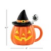 Mr. Halloween Lidded Jack-O-Lantern Mug with Spoon - 4 of 4