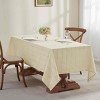 Izod Chadwick Linen Gold Lurex 60" x 120" Tablecloth - 2 of 3
