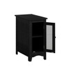 GDFStudio Willa Traditional Nightstand with 1 Door and 2 Compartments - 4 of 4