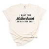 Simply Sage Market I Make This Motherhood Thing Look Easy Garment Dyed Tee - 2XL - Ivory - 2 of 4