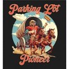 "Parking Lot Pioneer" Old West Wagon Football Cowboy Youth  Short Sleeve Tee- - 2 of 2