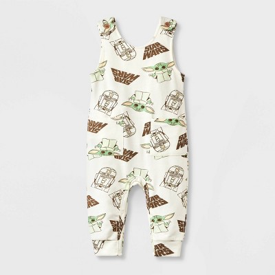 Image of Baby Boys' Star Wars Romper - Off-White 3-6M