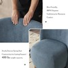 Modern Active Sitting Chair, Low Back Upholstered Armless Living Room Chairs, Slipper Chair Sofa Chair - 3 of 4
