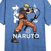 Naruto Shippuden Character and Name Logo Women's Royal Blue Short Sleeve Crew Neck Sleep Shirt - 2 of 2