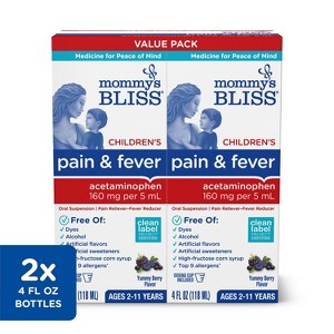 Mommy's Bliss Children's Acetaminophen Pain Reliever Liquid - 2pk - 1 of 4