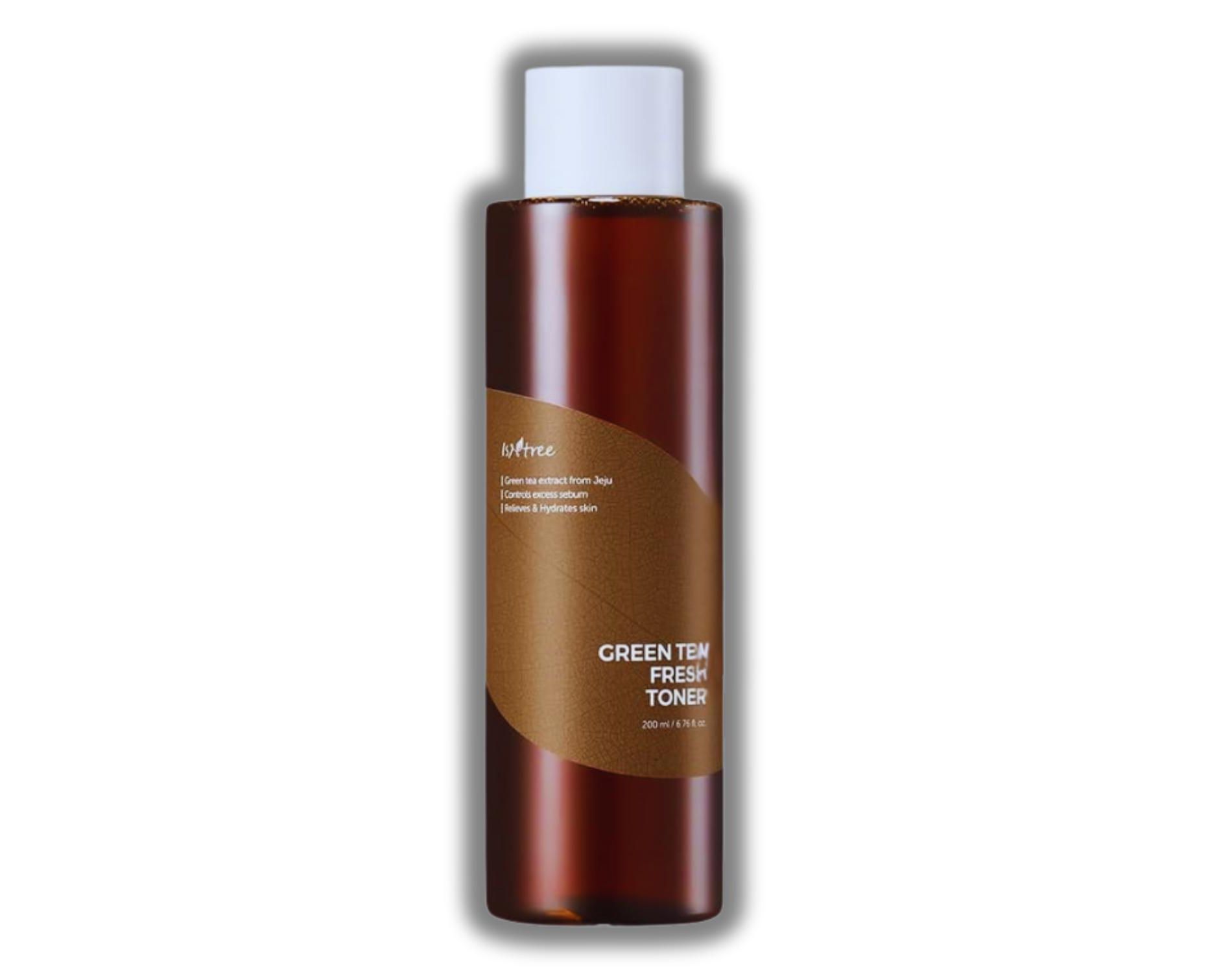 Isntree Green Tea Fresh Toner (6.76 oz) | Alcohol-Free Hydrating Toner for Oily Skin, Pore Minimizing & Skin Barrier Repair