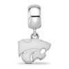 Black Bow Jewelry Sterling Silver Kansas State Wildcats NCAA Bead Charm - 3 of 4