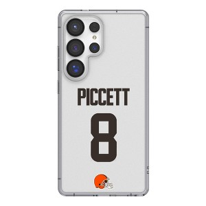 NFL Cleveland Browns Players Game Tactic Clear Cell Phone Case for Samsung Galaxy - 1 of 4