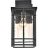 Chloe Lighting Kenneth Transitional 1 Light Textured Black Outdoor Wall Sconce 14" Height - 4 of 4