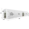 AMERLIFE 44x10x7.5 FT Tunnel Greenhouse, PE Cover, Film Clips, Galvanized Frame, Swing Door - 2 of 4