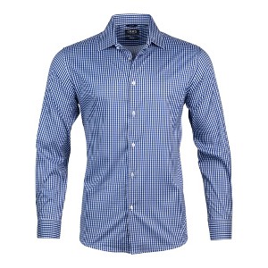 Chaps Mens Slim Fit Dress Shirt Wrinkle Resistant Stretch White Long Sleeve Shirts for Men Formal - 1 of 4