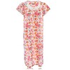 JEFFRICO Womens Nightgowns Short Sleeve Sleepwear Soft Pajama Dress Nightshirts - 3 of 4