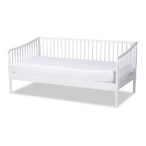 Twin Renata Wood Spindle Daybed White - Baxton Studio - 1 of 4