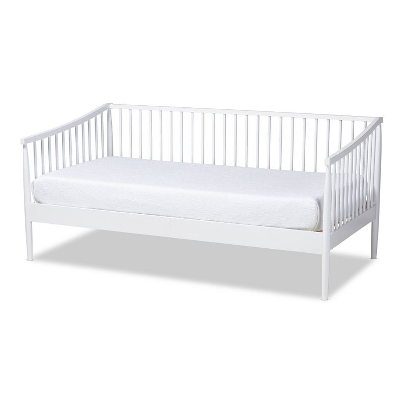 Twin Renata Wood Spindle Daybed White - Baxton Studio, 1 of 10
