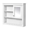 Chery Life 32''W x 28.7''H x 7.1''D Bathroom Wall Cabinet with Mirror & 4 Shelves, White - 3 of 4