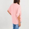 Anna-Kaci Women's V-Neck Dolman Sleeve Blouse - 3 of 4