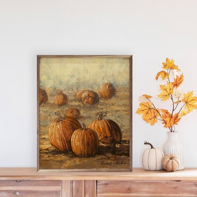 Kendrick Home Country Pumpkins By Bonnie Mohr Wall Art