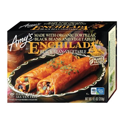 Amy's Gluten Free and Vegan Frozen Black Bean & Vegetable Enchilada - 9.5oz