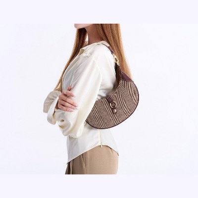 MKF Collection Mire Women’s Shoulder Half Moon Bag by Mia K - Black — фото 6