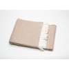 HomeRoots Stone Mini Dot Fringed Throw Blanket - 3 of 4