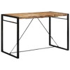 vidaXL Solid Mango Wood and Iron Bar Table - 68.9"x35.4"x43.3" Vintage Rectangular Pub Bistro Table for Dining Room/Kitchen - 2 of 4